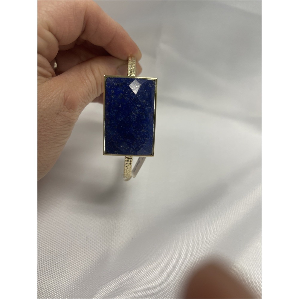 HSN 862974 Lapis Hammered Bracelet